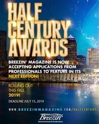 Breezin Magazine Half Century Award