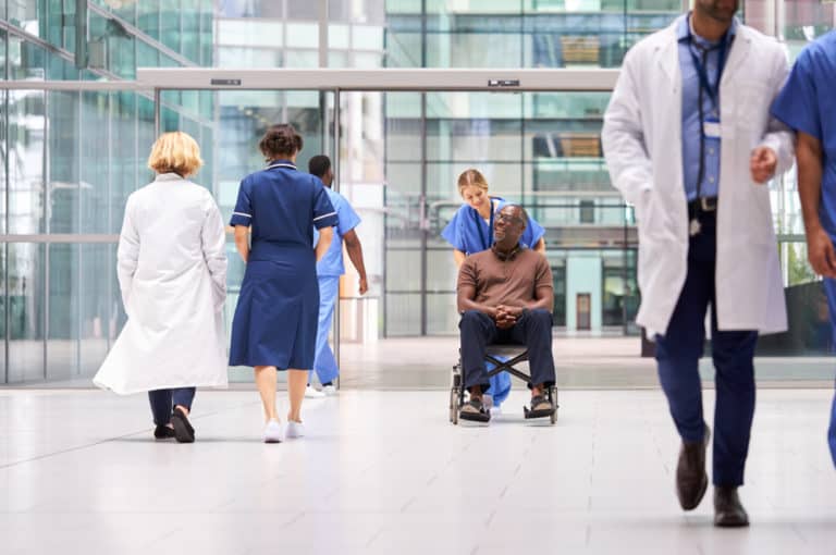 busy hospital