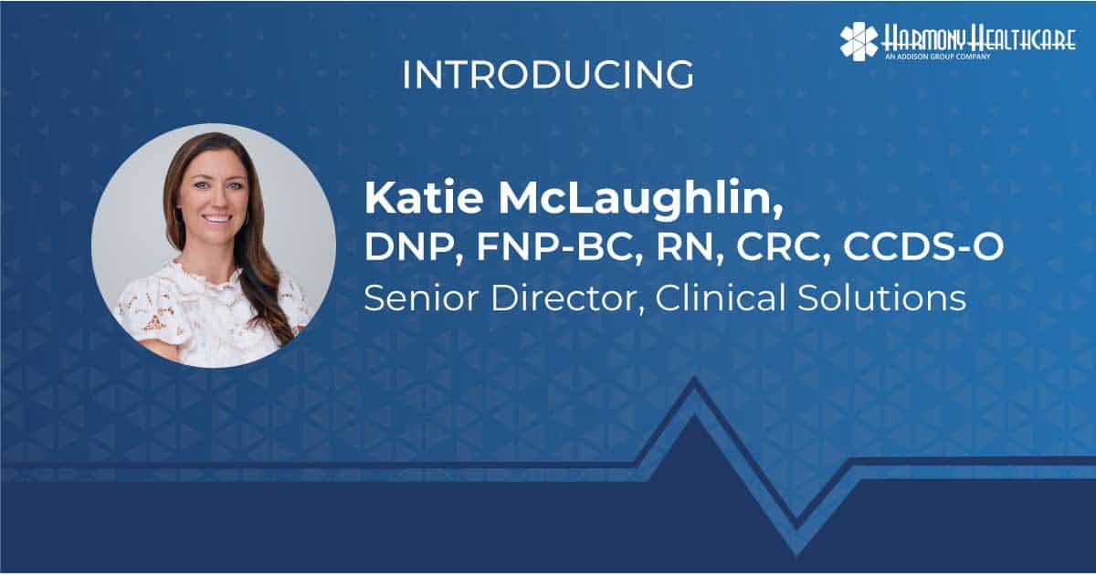 Harmony Healthcare is introducing Katie McLaughlin