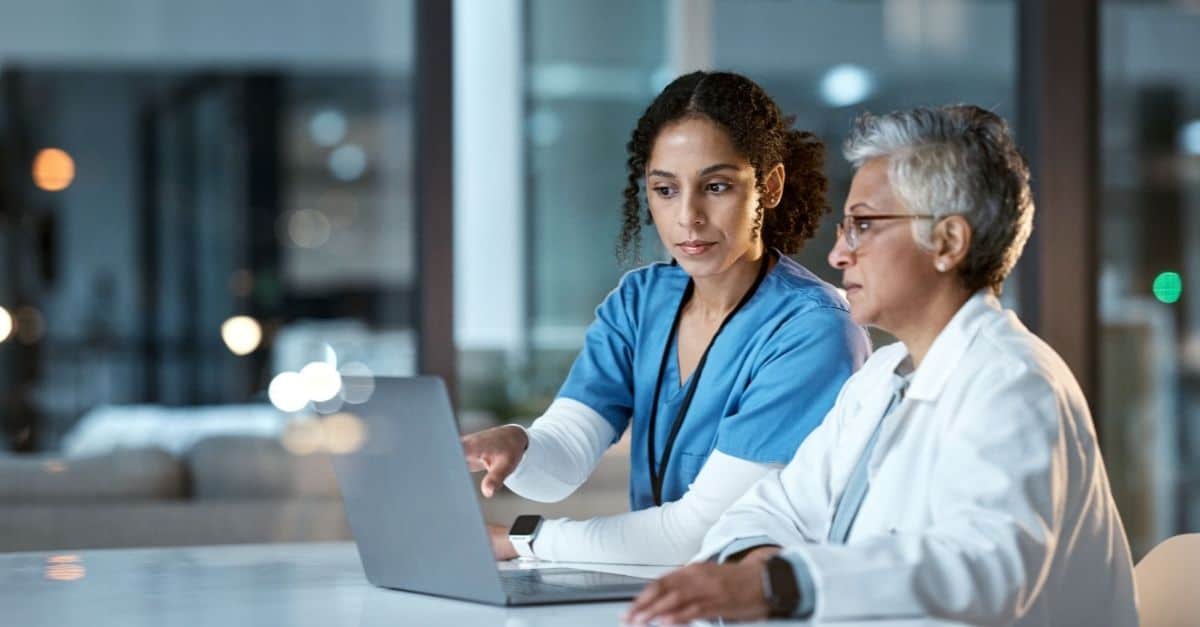 Cancer Registry professionals learning about the 2025 - 2026 regulatory updates for cancer data reporting from Harmony Healthcare