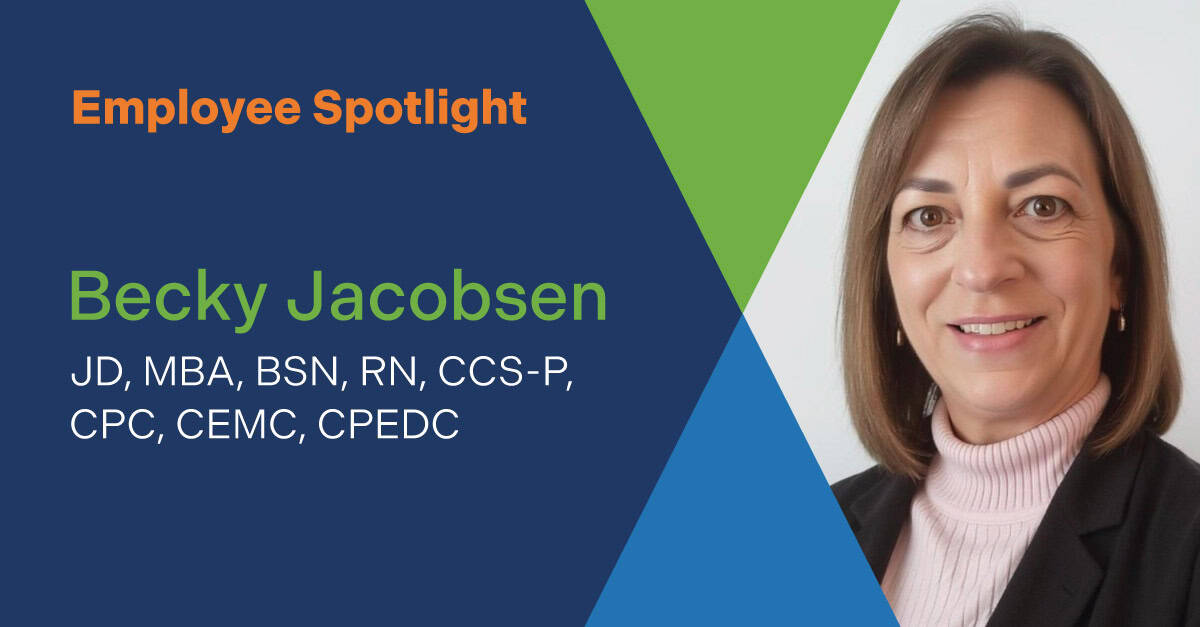 Harmony Healthcare spotlight Becky Jacobsen