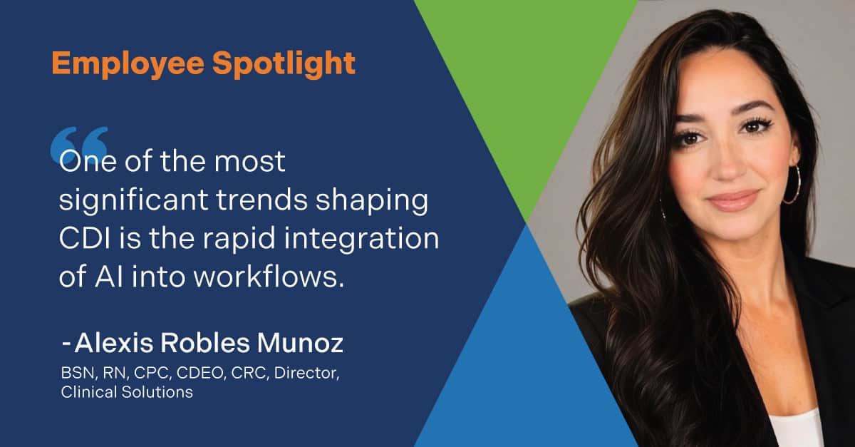 Harmony Healthcare spotlight Alexis Robles Munoz, Director, Clinical Solutions