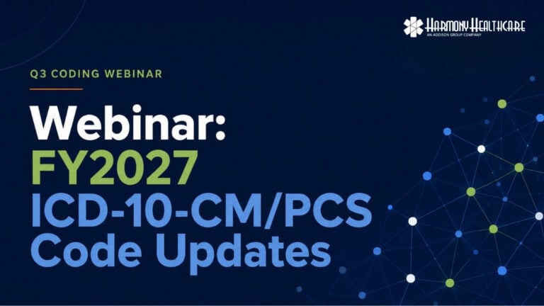 Webinar: FY2027 ICD-10-CM/PCS Code Updates